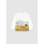 Mayoral Erkek Bebek Baskılı Sweatshirt - 1,5 Yaş - Krem