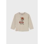 Mayoral Erkek Bebek Baskılı Sweatshirt - 3 Yaş - Bej