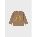 Mayoral Erkek Bebek Baskılı Sweatshirt - 3 Yaş - Kahverengi
