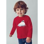 Mayoral Erkek Bebek Baskılı Sweatshirt - 6 Ay - Kırmızı