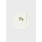 Mayoral Erkek Bebek Baskılı Sweatshirt - Krem - 3 Yaş
