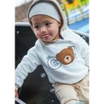 Mayoral Erkek Bebek Kapşonlu Sweatshirt - 3 Yaş - Krem