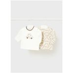 Mayoral Erkek Bebek T-Shirt 2'li Set 02029 - Gri - 4 - 6 Ay