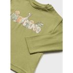 Mayoral Erkek Bebek Uzun Kol T-Shirt Yeşil 1032 - 1 Yaş
