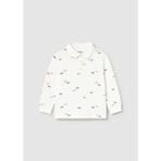 Mayoral Erkek Çocuk Polo Yaka Sweatshirt 1/4 Yaş 2102 - Krem - 2 Yaş