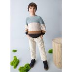 Mayoral Fitilli Erkek Pantolon - Krem - 9 Yaş