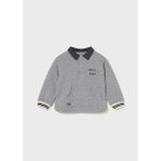 Mayoral Gri Erkek Bebek İşlemeli Sweatshirt 2415