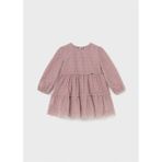 Mayoral Kışlık Kız Bebek Elbise - Koyu Pembe - 1,5 Yaş