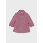 Mayoral Kışlık Kız Bebek Kürklü Kaban Mont - Koyu Pembe - 3 Yaş