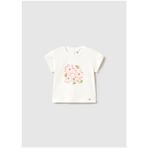 Mayoral Kız Bebek Baskılı T-Shirt Krem - 01079 - 1 Yaş