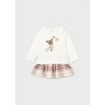Mayoral Kız Bebek Etek Bluz 2 Li Set 2927 - Pembe - 1 Yaş