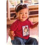 Mayoral Kız Bebek Kısa Kollu T-Shirt ve Saç Bandı Set Kırmızı 01081 - 6 Ay