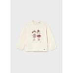 Mayoral Kız Bebek Sweatshirt Krem - Ekru - 1 Yaş