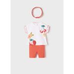 Mayoral Kız Bebek Tişört Tayt Bandana 3 Lü Set 1715 - 0 - 1 Ay - Kırmızı