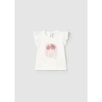 Mayoral Kız Bebek Tshirt 1042 6/48 Ay - Krem - 24 Ay