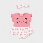Mayoral Kız Bebek Tulum - 4 - 6 Ay - Pembe