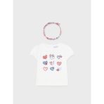 Mayoral Kız Bebek Yazlık Tişört Bandana 2 Li Set 1007 - Beyaz - 1 Yaş