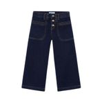 Mayoral kız çocuk denim bol paça pantolon 4547 LACİVERT