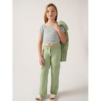 Mayoral kız çocuk gabardin pantolon 6507 YEŞİL