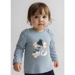 Mayoral Kız Çocuk Sweatshirt 2081 - Mavi - 1,5 Yaş
