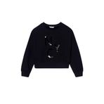 Mayoral kız çocuk sweatshırt 7472 SİYAH