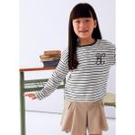 Mayoral Kız Çocuk Sweatshirt - Beyaz - 4 Yaş