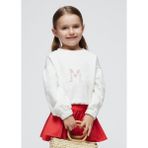Mayoral Kız Çocuk Sweatshirt-Krem - 6 Yaş