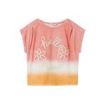 Mayoral Kız Çocuk T-Shirt, Kısa Kollu, Bisiklet Yaka, Pembe, 10 Yaş