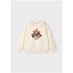 Mayoral Krem Kız Çocuk Fırfırlı Yaka Sweatshirt 4430 - 7 Yaş