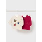 Mayoral Newborn Erkek Bebek Ikili Sweatshirt - Bej - 0 - 1 Ay