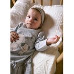 Mayoral Newborn Kız Bebek Elbise ve Saç Bandı - 0 - 1 Ay - Gri
