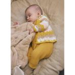 Mayoral Newborn Kız Bebek Triko Salopet Takım - Sarı - 0 - 1 Ay