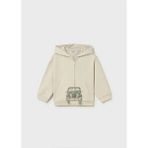 Mayoral Yazlık Erkek Bebek Araç Baskılı Sweatshirt - Bej - 4 Yaş