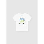 Mayoral Yazlık Erkek Bebek Kısa Kol T-Shirt Beyaz - 18 Ay