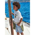 Mayoral Yazlık Erkek Denim Bermuda Şort - Mavi - 10 Yaş