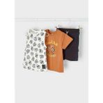 Mayoral Yazlık Erkek T-Shirt Şort 3'lü Set - Turuncu - 9 Yaş