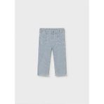 Mayoral Yazlık Kız Bebek Çizgili Denim Pantolon - Mavi - 4 Yaş