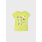 Mayoral Yazlık Kız Çocuk Baskılı T-Shirt - Neon Yeşili - 2 Yaş