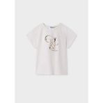 Mayoral Yazlık Kız Çocuk T-Shirt - Krem - 14 Yaş