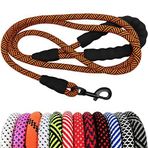 MayPaw Köpek tasması, 12 mm kalınlığında naylon evcil hayvan tasması, büyük, orta boy köpekler için, küçük yavru köpekler için, 1,8 m
