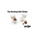 Mays3Dstudio 3D Baskı Clickerlı Komik Tuvalet Masaüstü Stres Oyuncağı Fidget Oyuncak