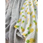 Mayu Baby Collection 2 Adet Tek Katlı Müslin Bebek Battaniyesi Çok Amaçlı Örtü 80X100 Ebadında - Renkli