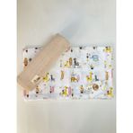 Mayu Baby Collection 2 Adet Tek Katlı Müslin Çok Amaçlı Örtü, Bebek Battaniyesi, 80X100 Ebadında - Krem