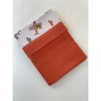Mayu Baby Collection Örgü Pike ve Müslinli Bebek Battaniyesi - Çok Amaçlı Örtü -Çift Taraflı Kullanım - Tarçın