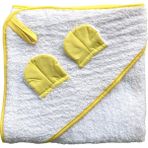Mayu Baby Collection White Bebek Banyo Havlusu - Beyaz