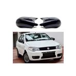 Mayuk Dizayn Fiat Albea (2002-2009) Batman Yarasa Ayna Kapağı Piano Black ve Montaj Bandı