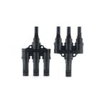 Maywah 2 Set Mc4 Üçlü Konnektör - Güneş Paneli? Solar Panel Konnektör