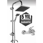 Mayygo Mix Banyo Bataryası Robot Yağmurlama Tepe Duş Seti Duş Başlığı 2’li
