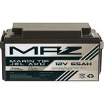 Maz Akü 12 Volt 65 Amper (Ah) Marin Jel Vrla Akü (Yat Tekne Akü)
