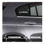 Mazda 323 İçin Uyumlu Aksesuar Oto Ritim Sticker 2 Adet 20 9 Cm